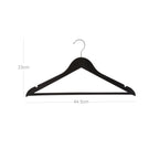 Clothing hangers - 20 pieces - Solid wood - Black
