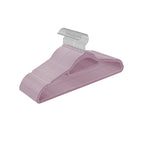 Clothing hangers - Velvet - Set of 20 - 0.6 cm thick - White