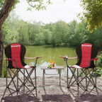 Camping chair - with foam -laid seat
