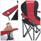 Camping chair - with foam -laid seat