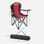 Camping chair - with foam -laid seat