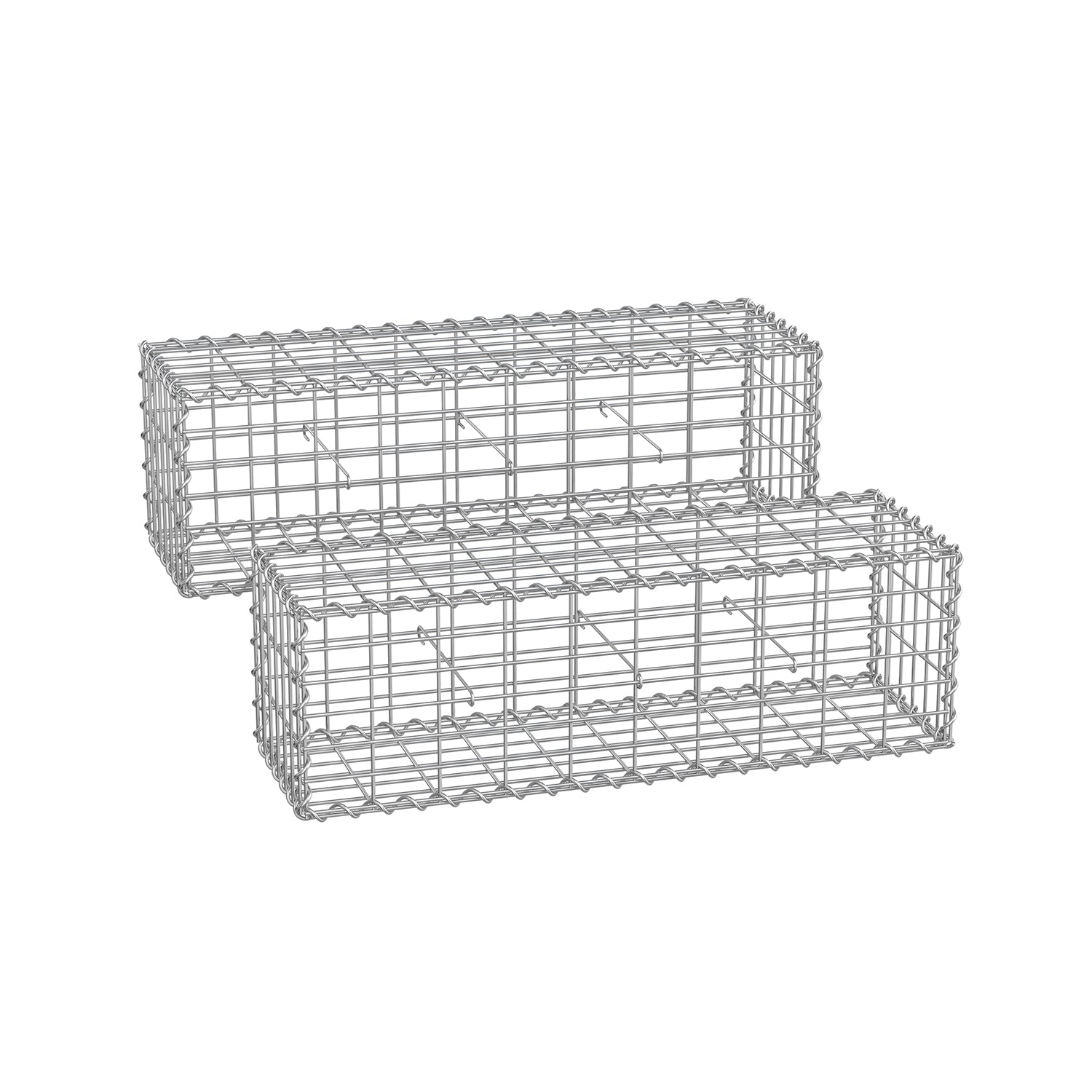Schans baskets - Set of 2 - For stones - 5 x 10 cm mesh width