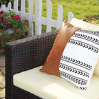 Garden furniture set - Polyrotan Lounge Set - Garden table with glass top - Brown/Beige