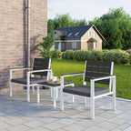Garden furniture - Smoke gray and white
