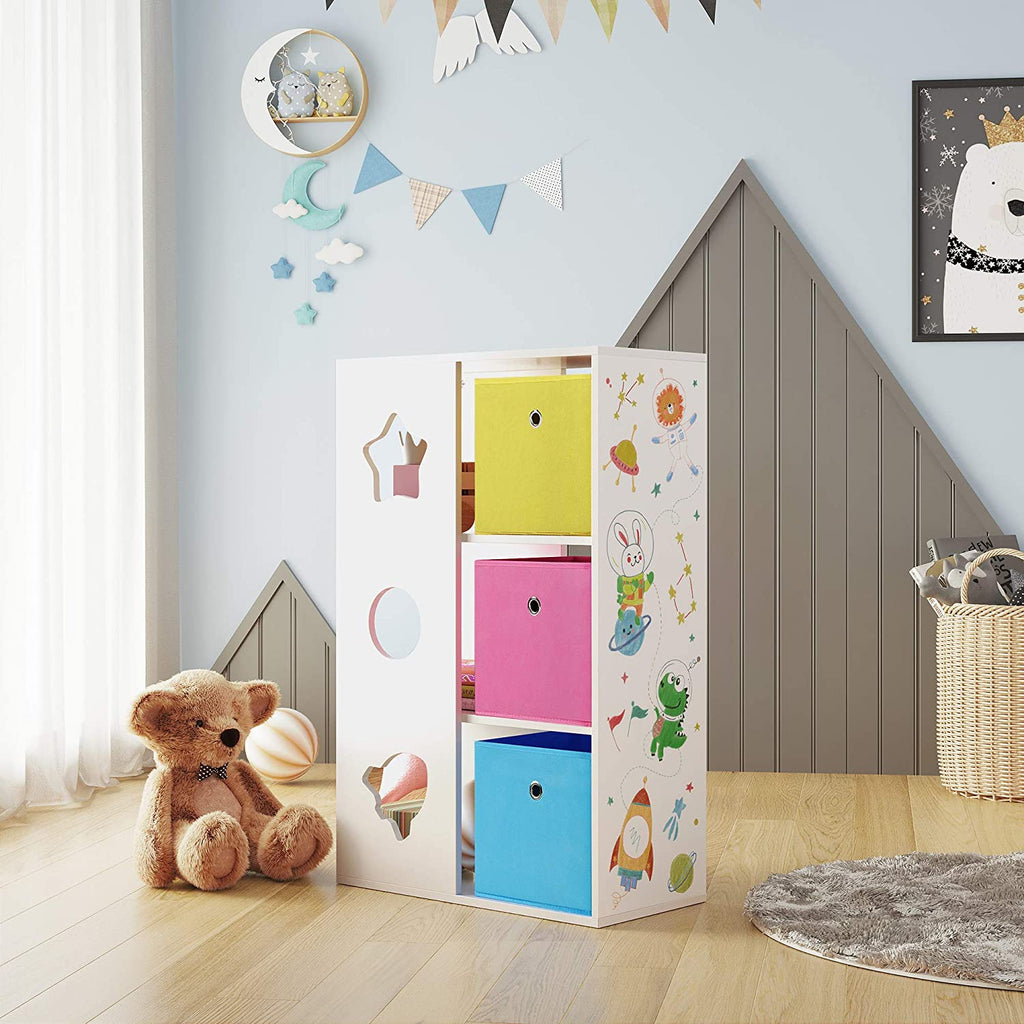 Children's cabinet - With storage boxes - Playroom Bookcase