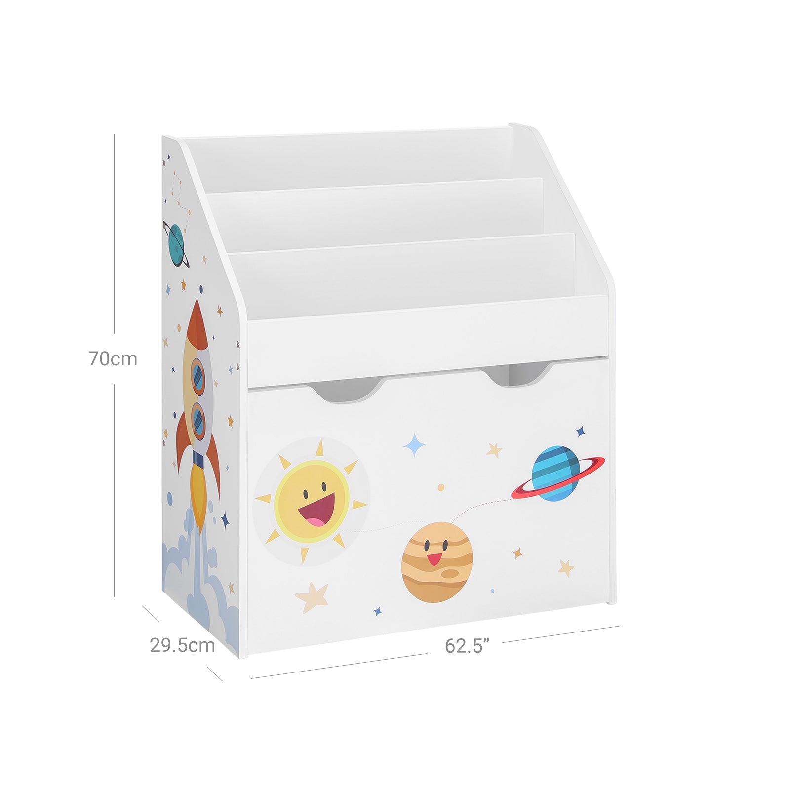 Storage rack - children's cabinet - colorful - for toys and clothing
