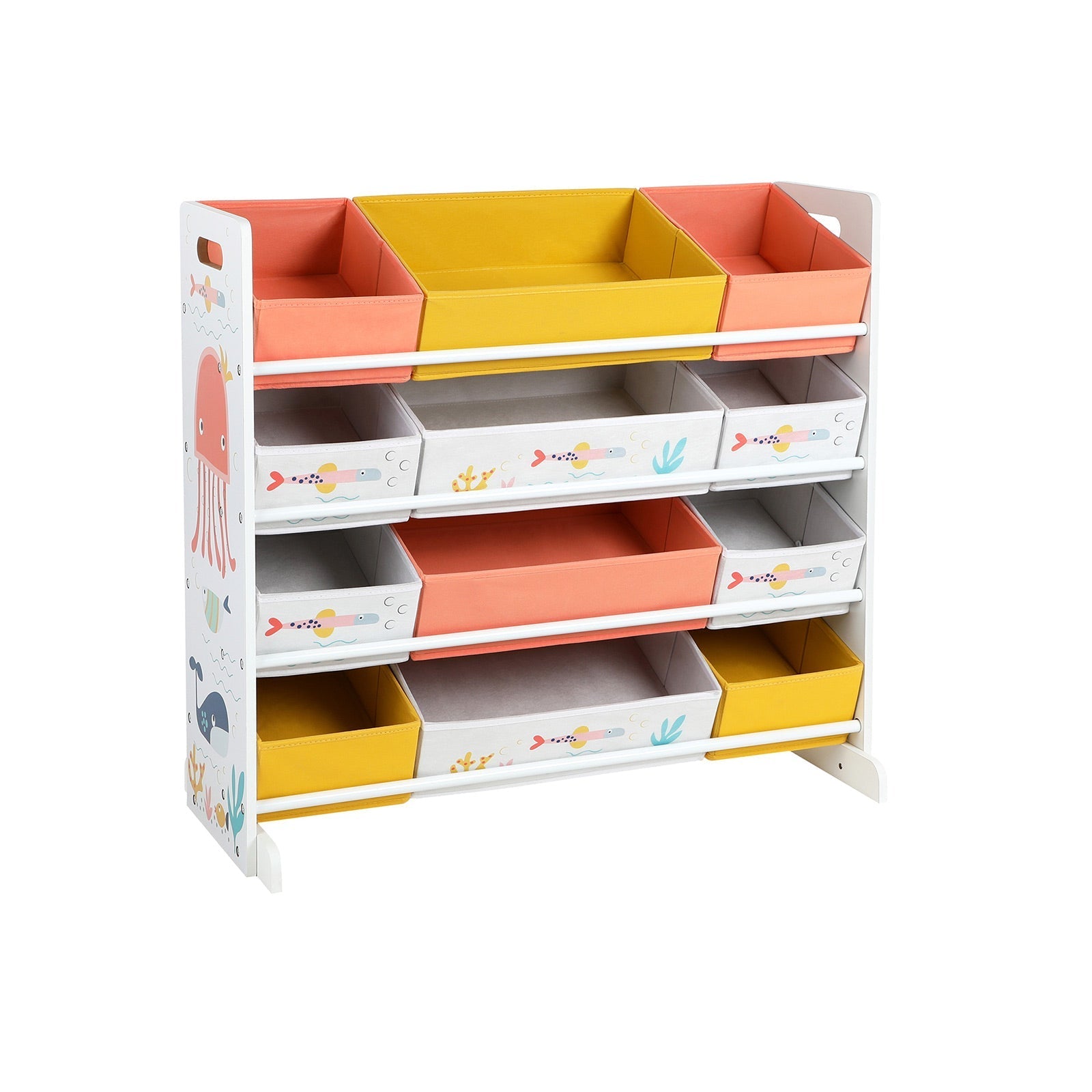 Storage rack - children's cabinet - colorful - for toys and clothing