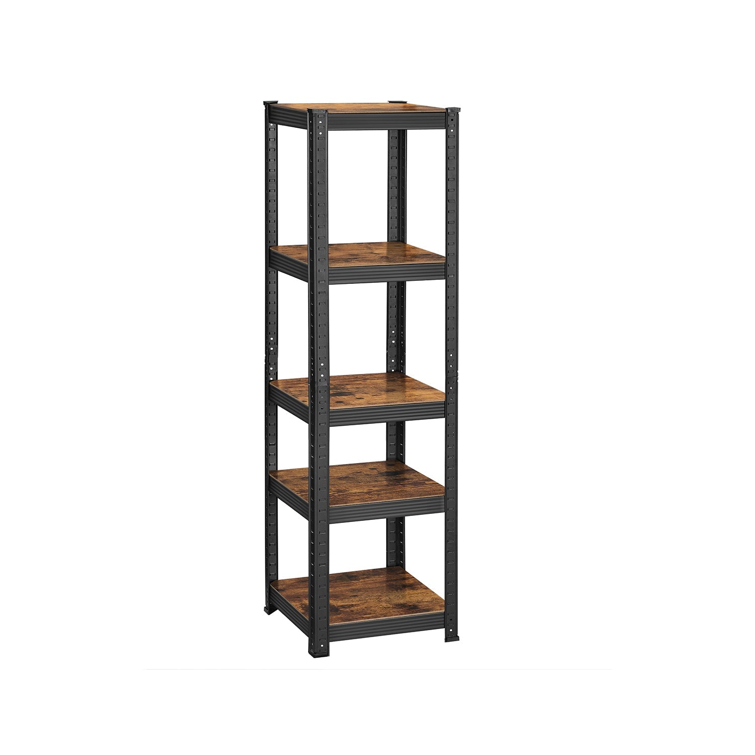 Small rack box - Living room cabinet - Extra strong - 5 levels - Black