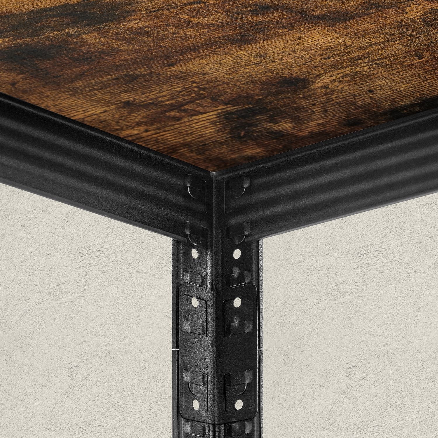 Small rack box - Living room cabinet - Extra strong - 5 levels - Black