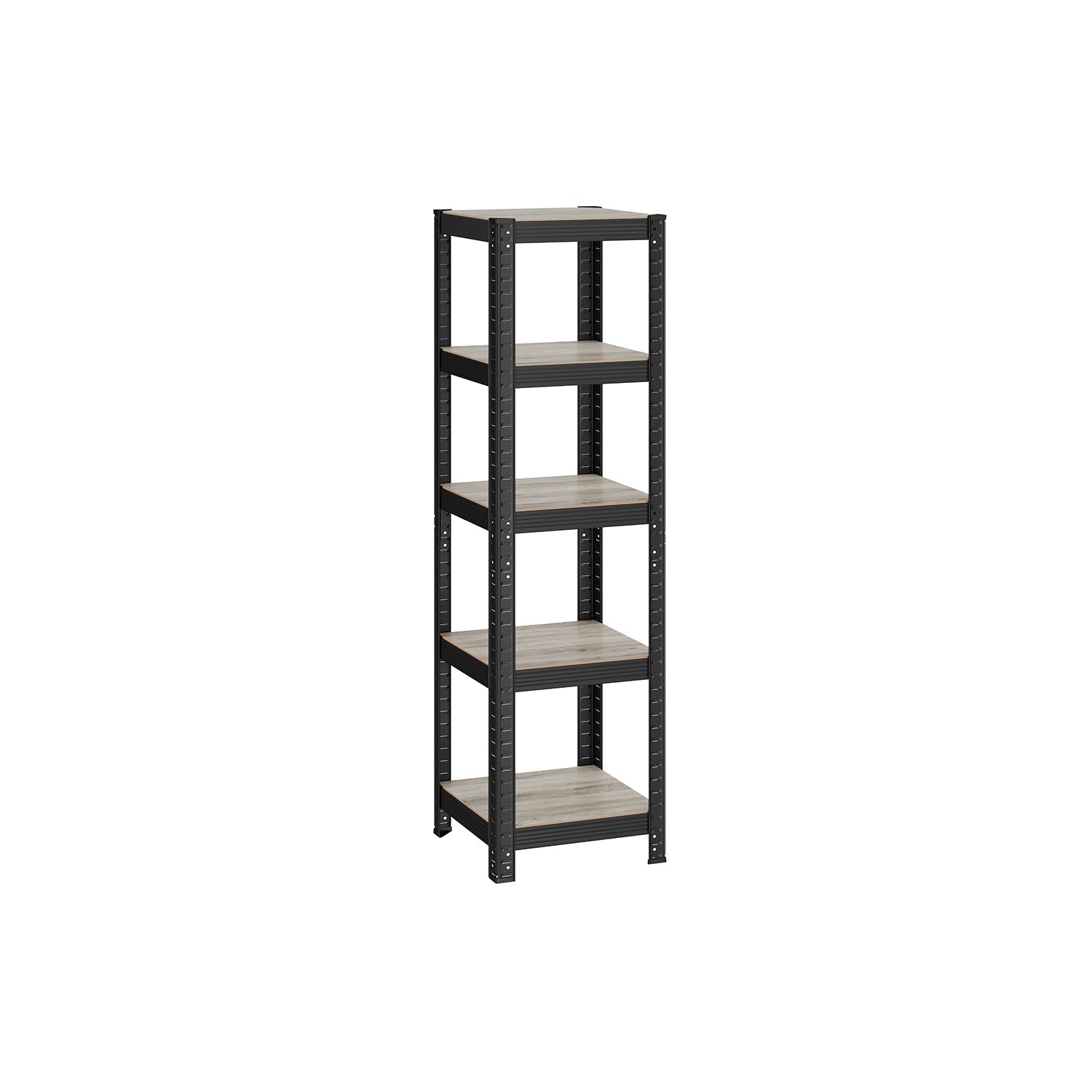 Small rack box - Living room cabinet - Extra strong - 5 levels - Black