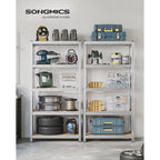 Set of 2 storage boards - Silver