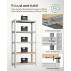 Set of 2 storage boards - Silver