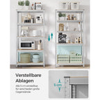 Set of 2 storage boards - Silver