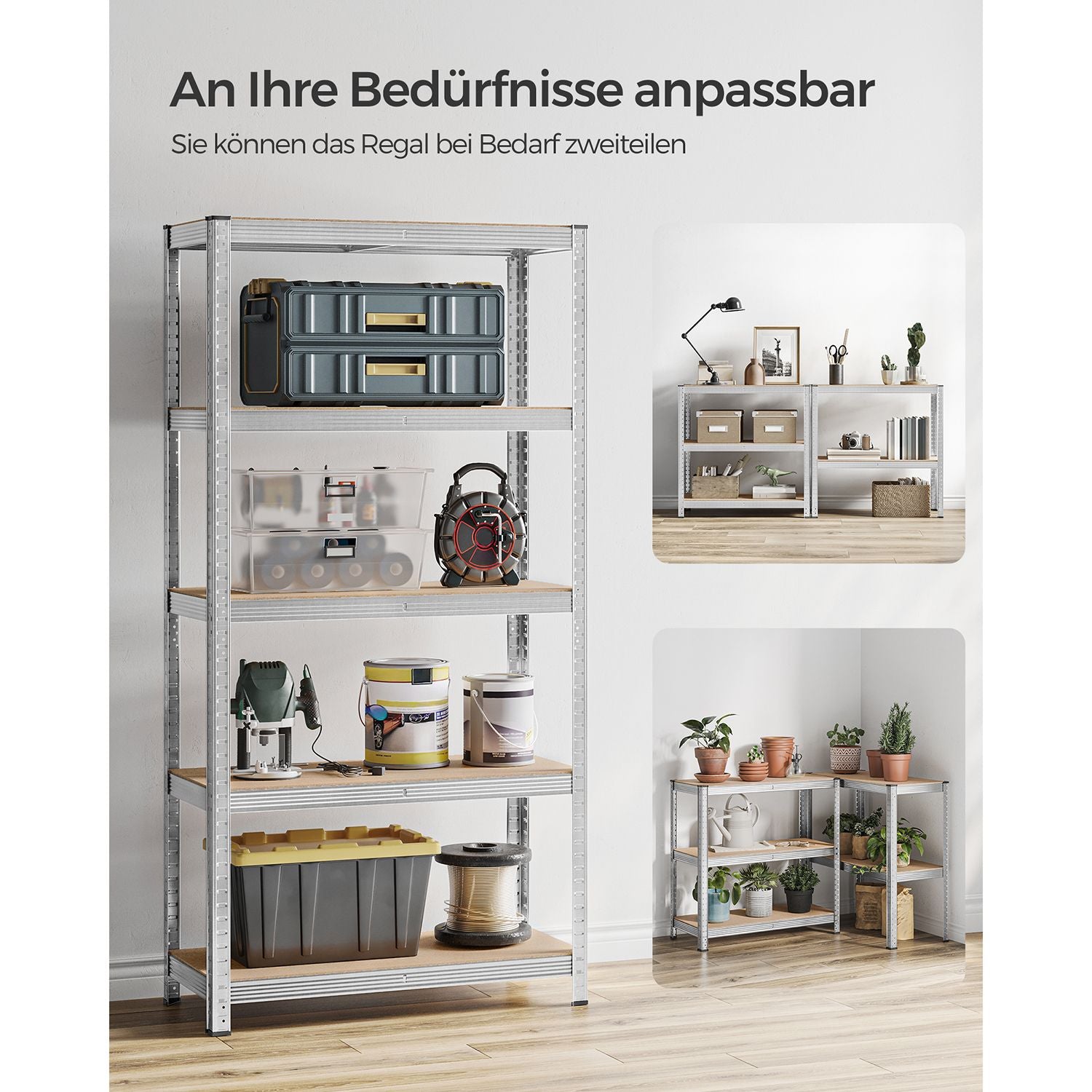 Set of 2 storage boards - Silver