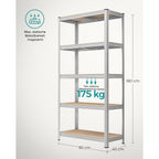 Set of 2 storage boards - Silver
