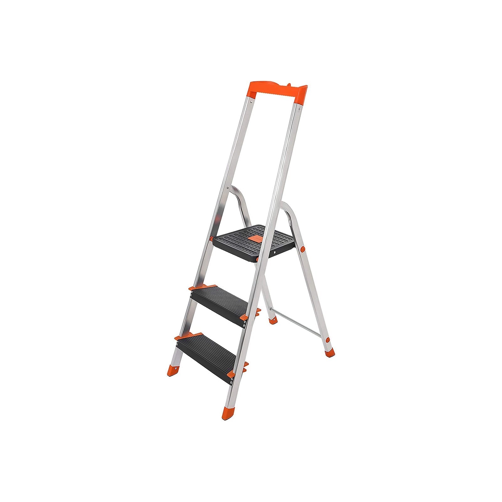 Ladder - 3 steps - Aluminum - Anti -slip feet - load capacity 150 kg