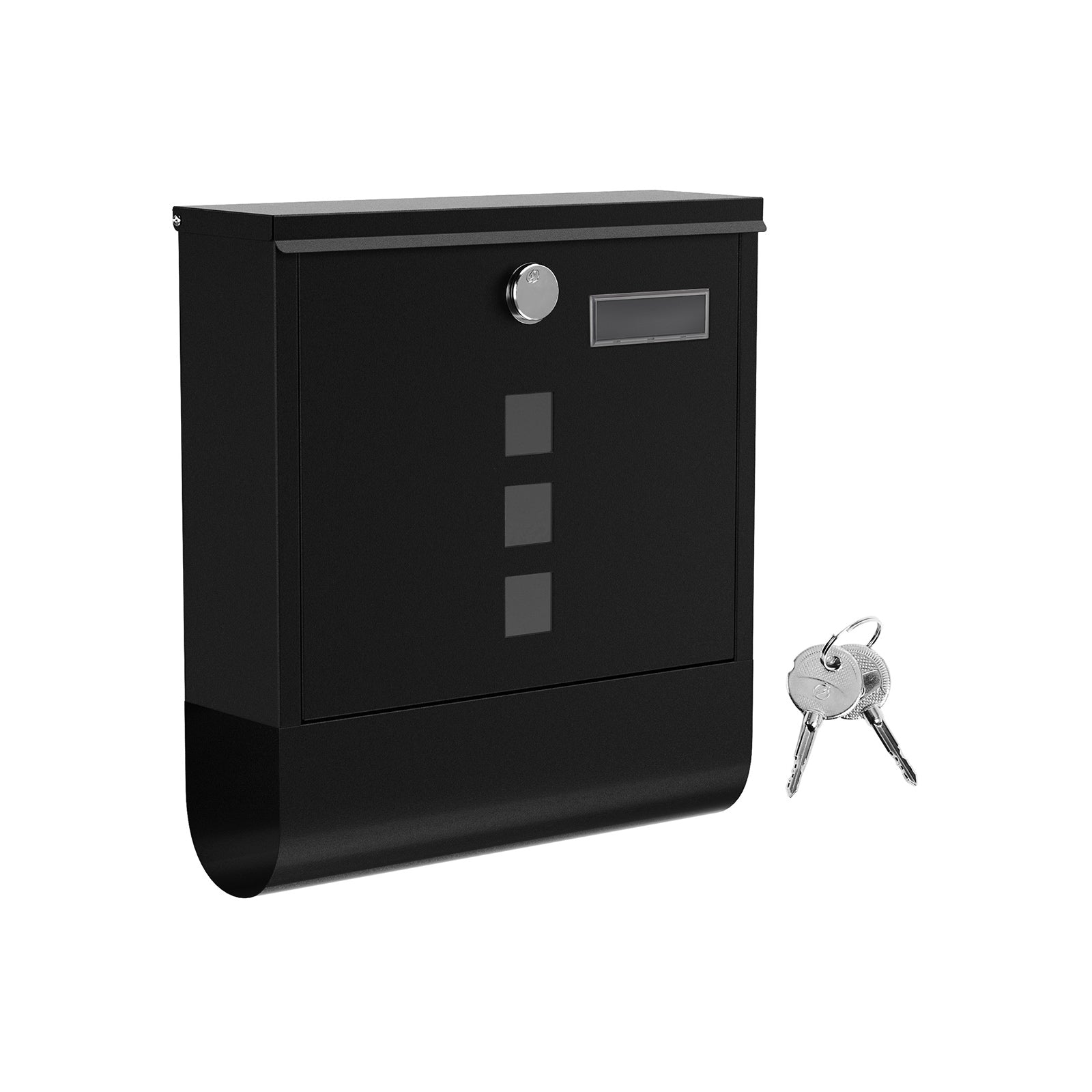 Letterbox - with newspaper compartment