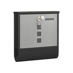 Letterbox - with newspaper compartment