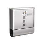 Letterbox - with newspaper compartment