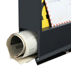 Letterbox - Lockable wall letterbox - With newspaper compartment - Modern - Silver