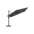 Parasol 290 x 290 cm 360 ° rotatable with standard