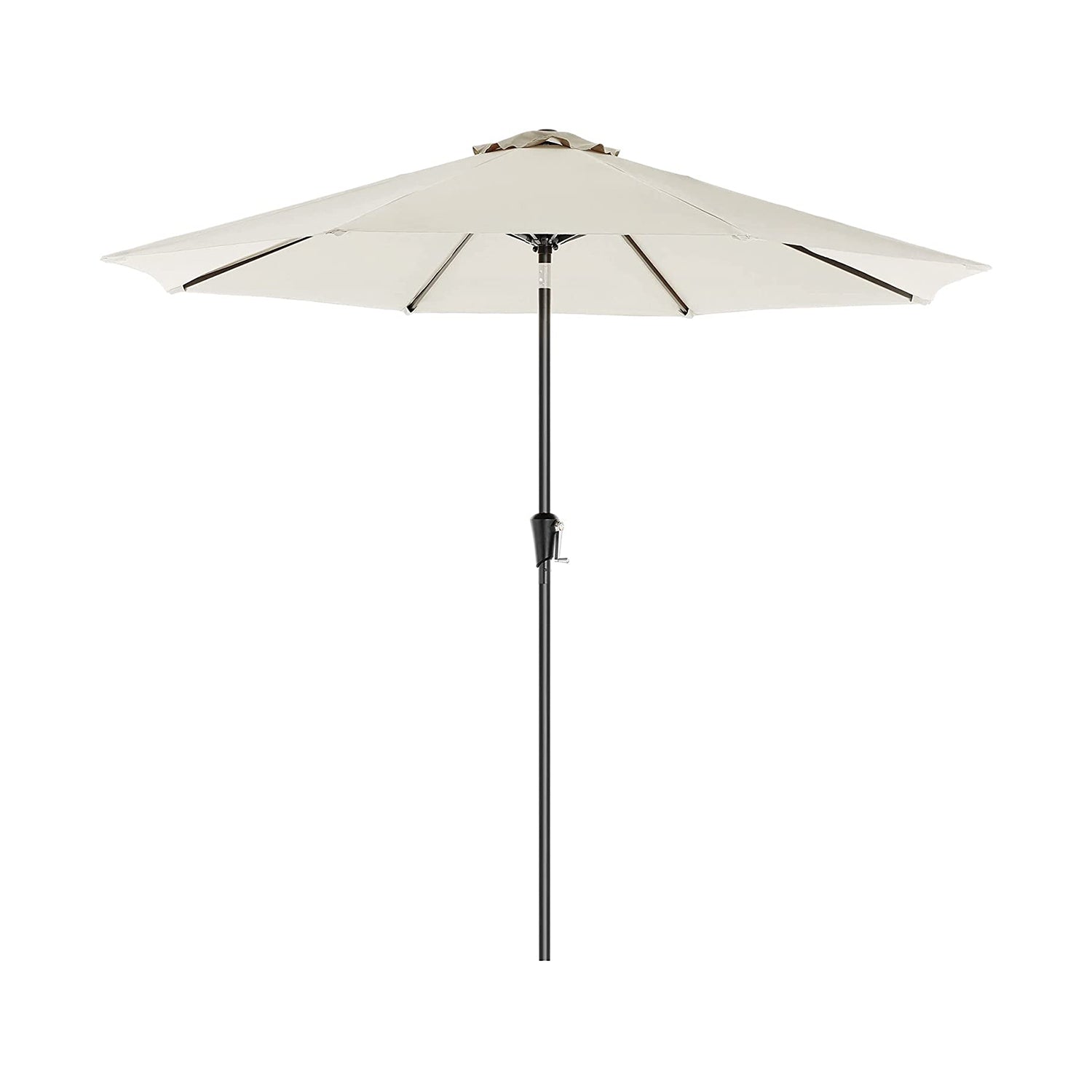 Parasol - Garden parasol - Ø 270 cm - Tiltable - With crank - Beige