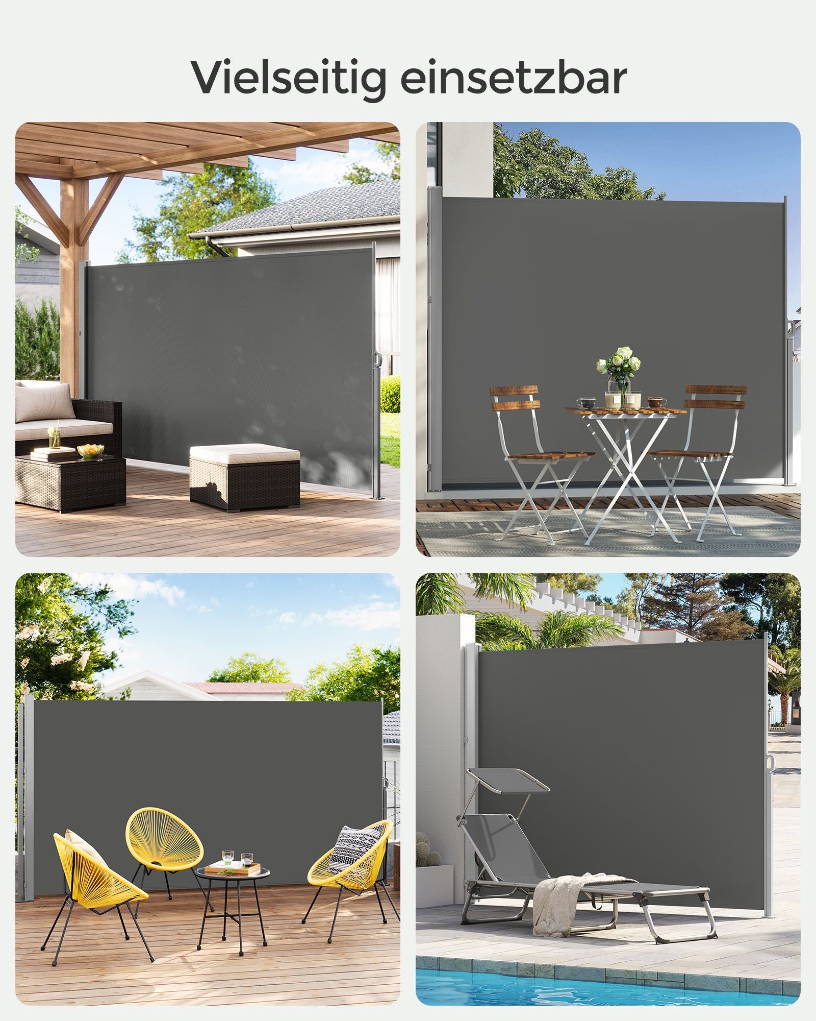 Side canopy - 200 × 300 cm - Anthracite