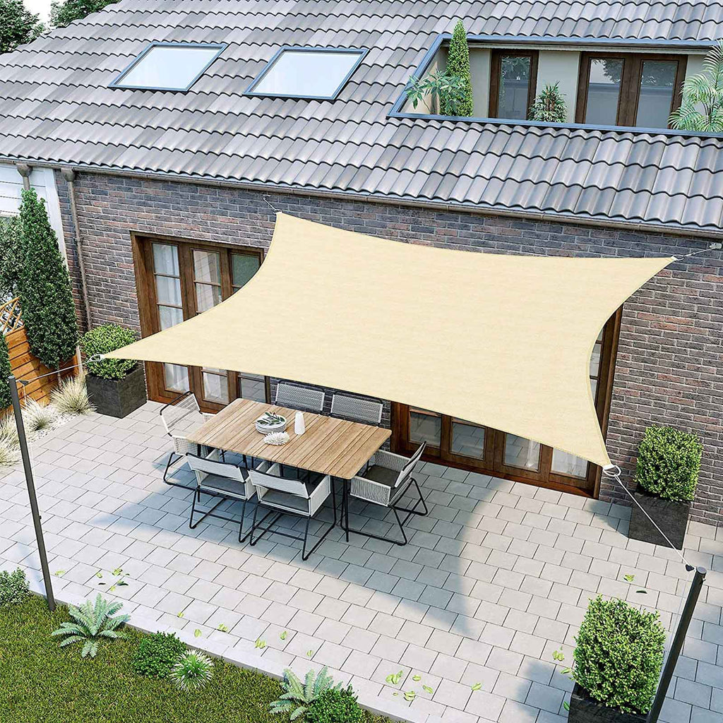 Sunshade - 3 × 4 m - Sand