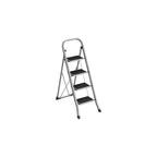 Stairladder - with 4 steps - load capacity of up to 150 kg - pigeon gray