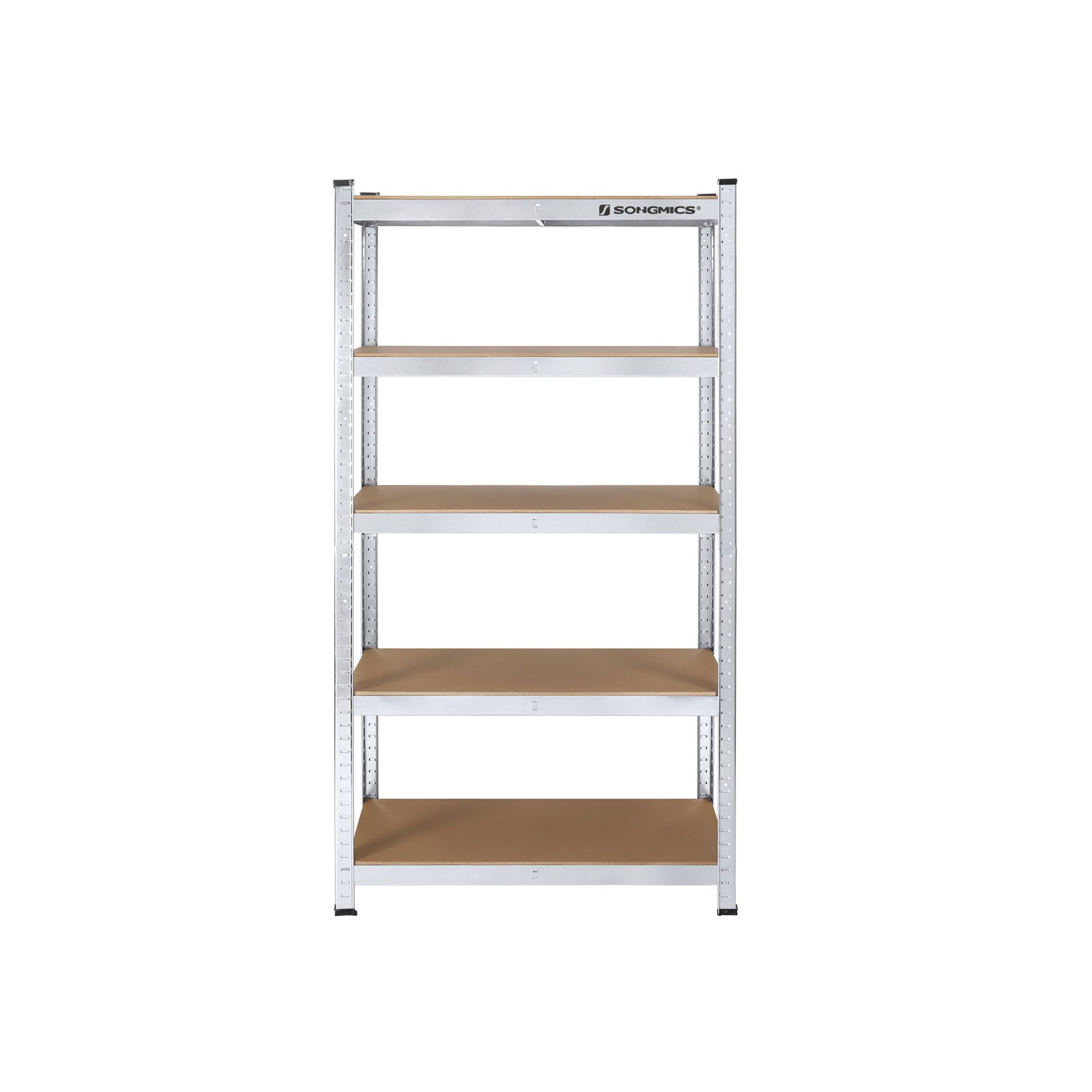 Storage rack - metal cupboard - 875 kg bearing capacity - 180 x 90 x 40 cm - silver