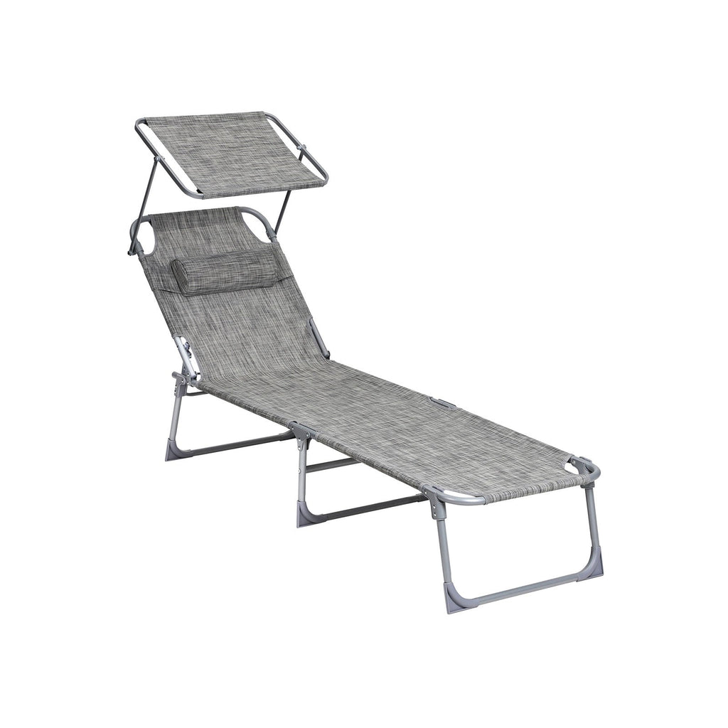 Garden seat - with headrest and sun visor