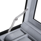 Watch box - Lockable - Organizer - Black