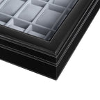 Watch box - Lockable - Organizer - Black