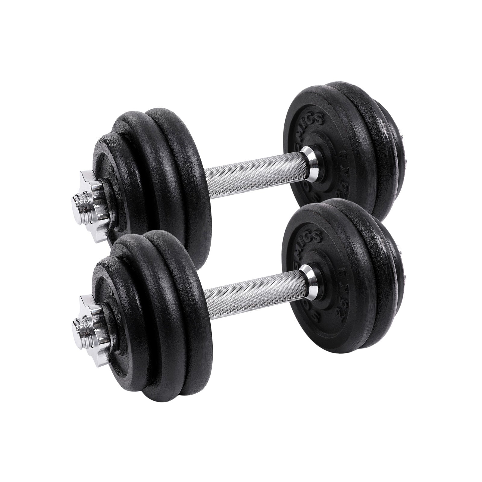 HALKERSET - Cast iron dumbbells - 30 kg - Halter set