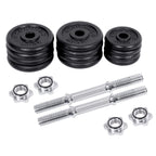 HALKERSET - Cast iron dumbbells - 30 kg - Halter set