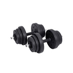 Halter set - Dumbbells - 20 kg total - Black