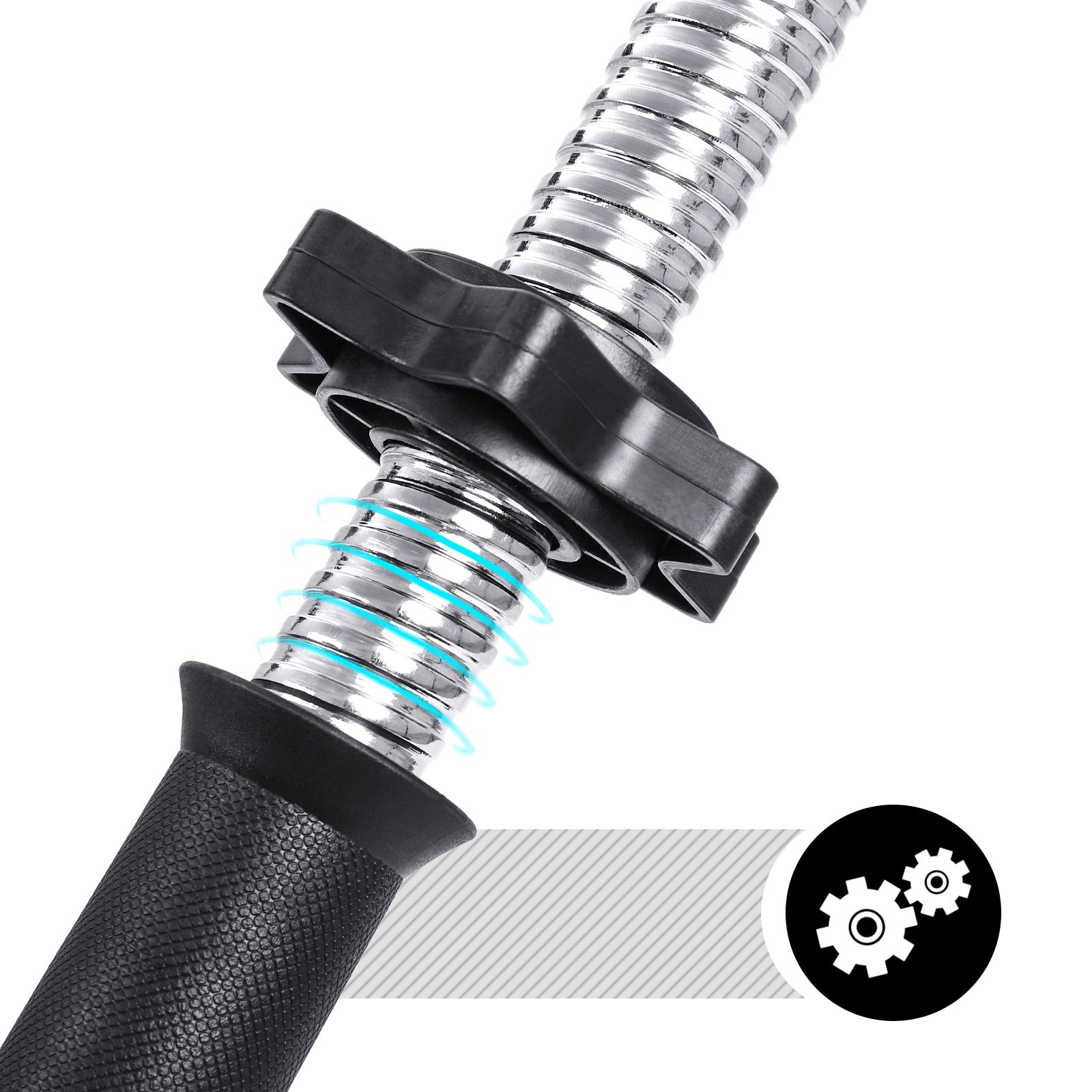 Halter set - Dumbbells - 20 kg total - Black