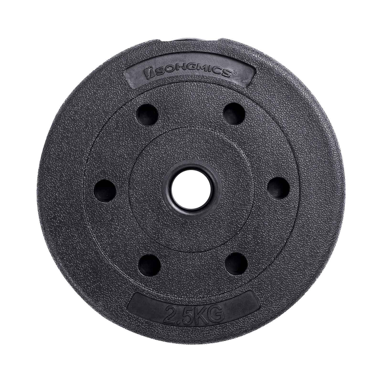 Halter set - Dumbbells - 20 kg total - Black