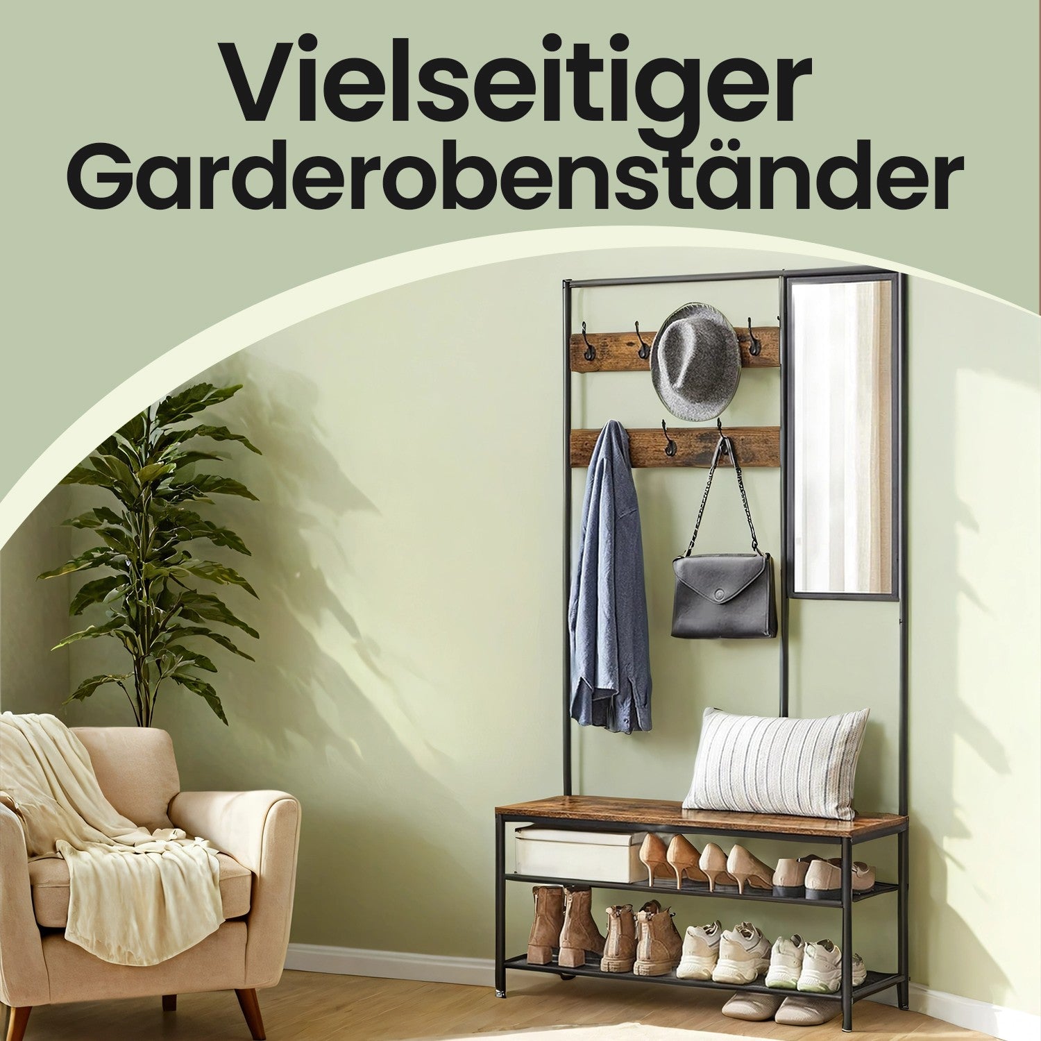 Coat rack - with mirror