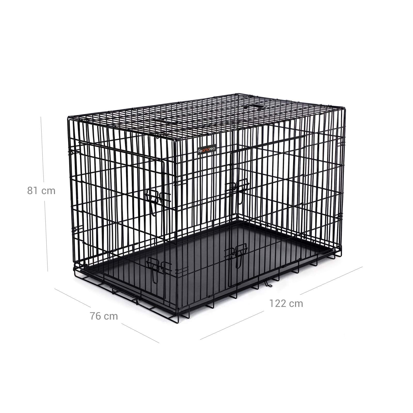 Dog Cage - Puppybench - Black