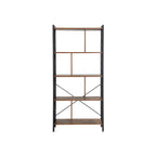 Bookcase - 4 levels - Large metal frame - Bookshelf - Industrial Design