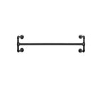 Clothing rod - Wall mounting - Coat rack - Industrial design - Black