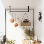 Clothing rod - Wall mounting - Coat rack - Industrial design - Black