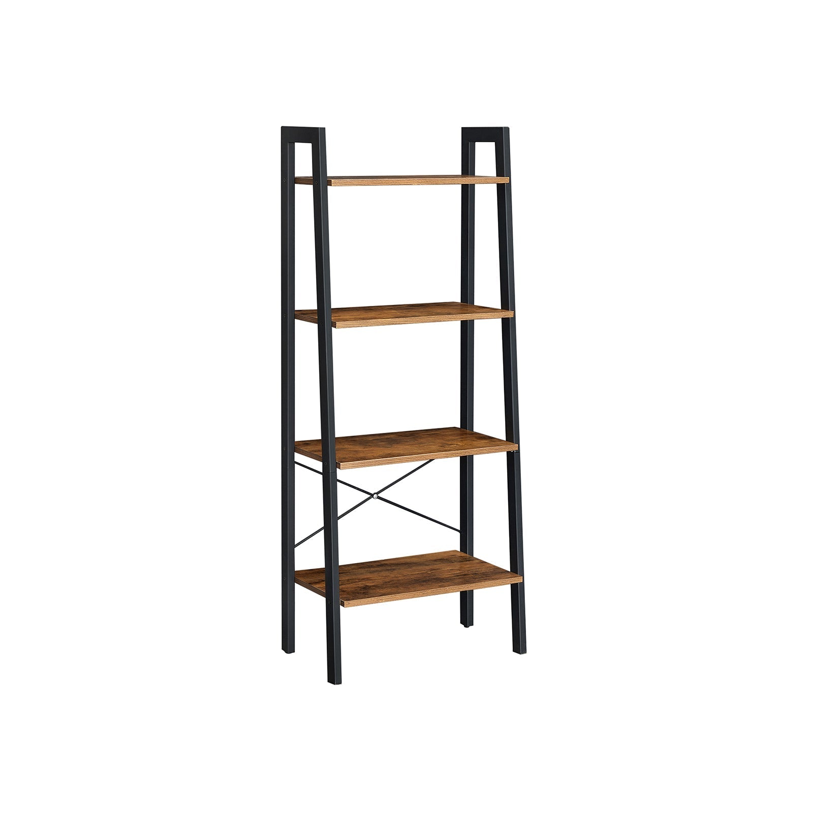 Bookcase - 4 levels - Ladder rack - Industrial