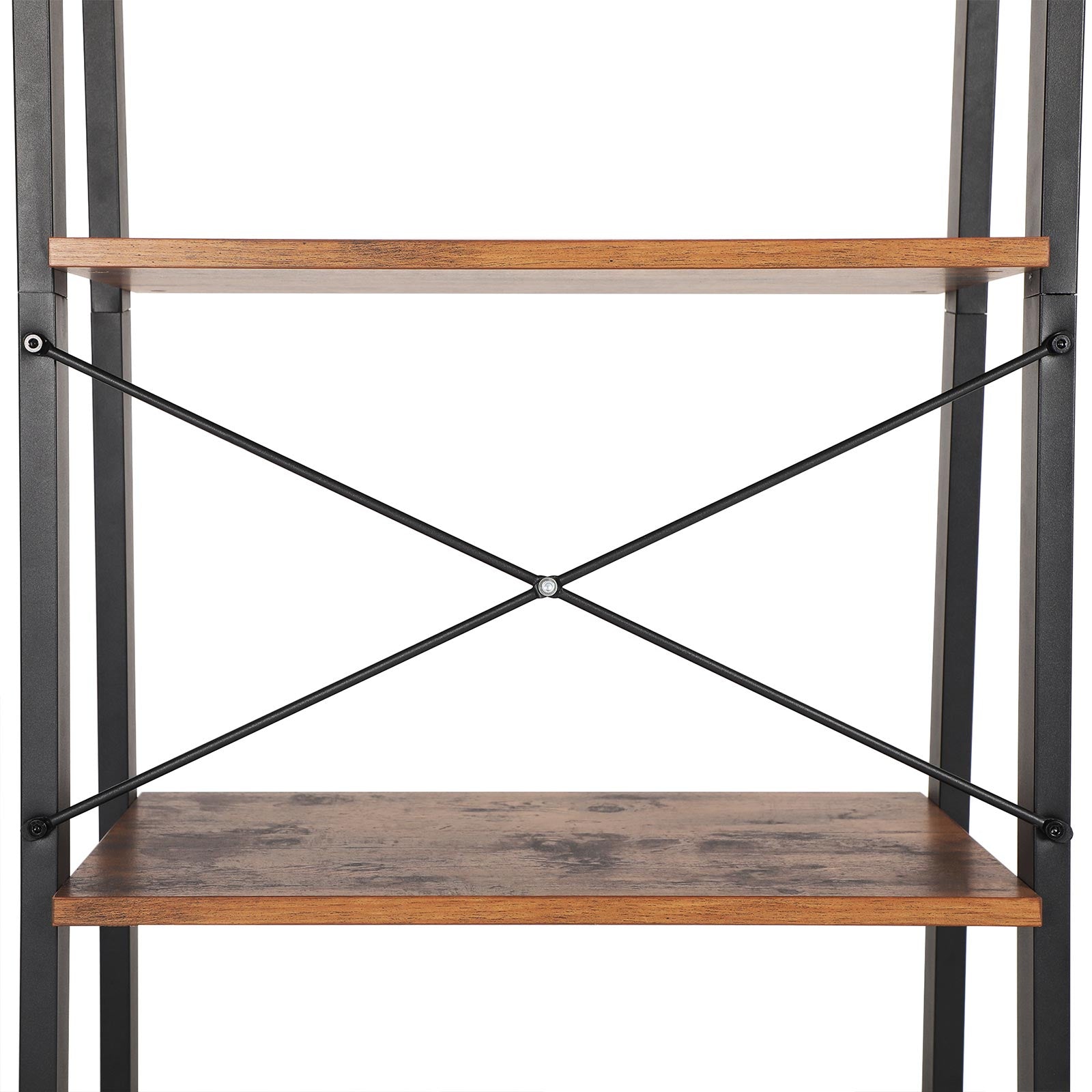 Bookcase - 4 levels - Ladder rack - Industrial