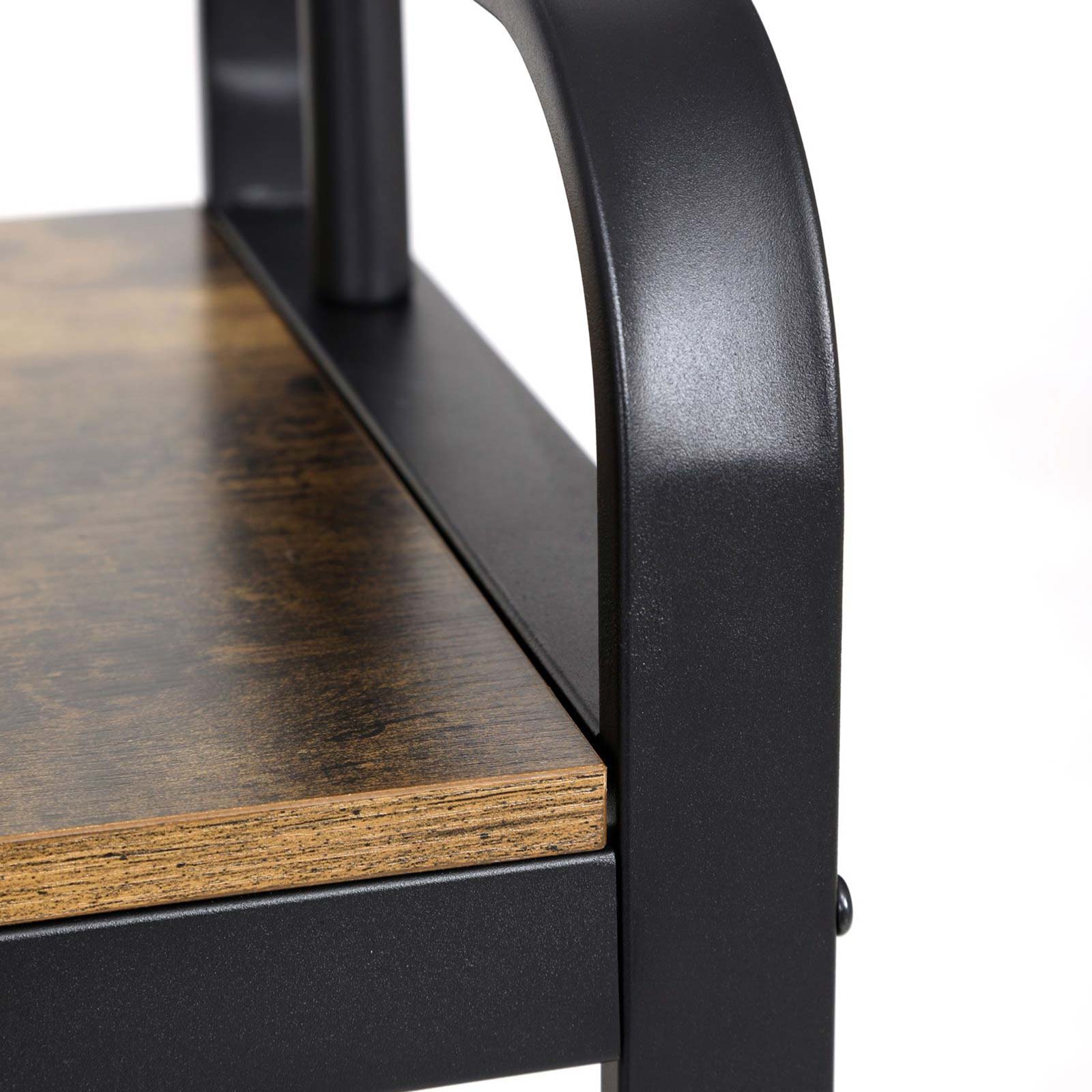 Coat rack - shoe rack - with 9 hooks - industrial design