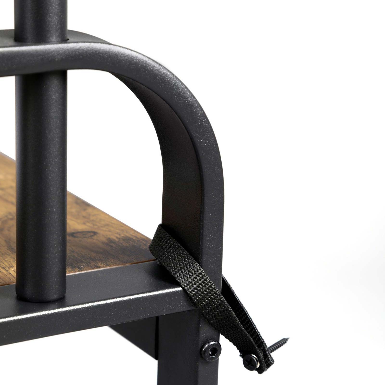 Coat rack - shoe rack - with 9 hooks - industrial design