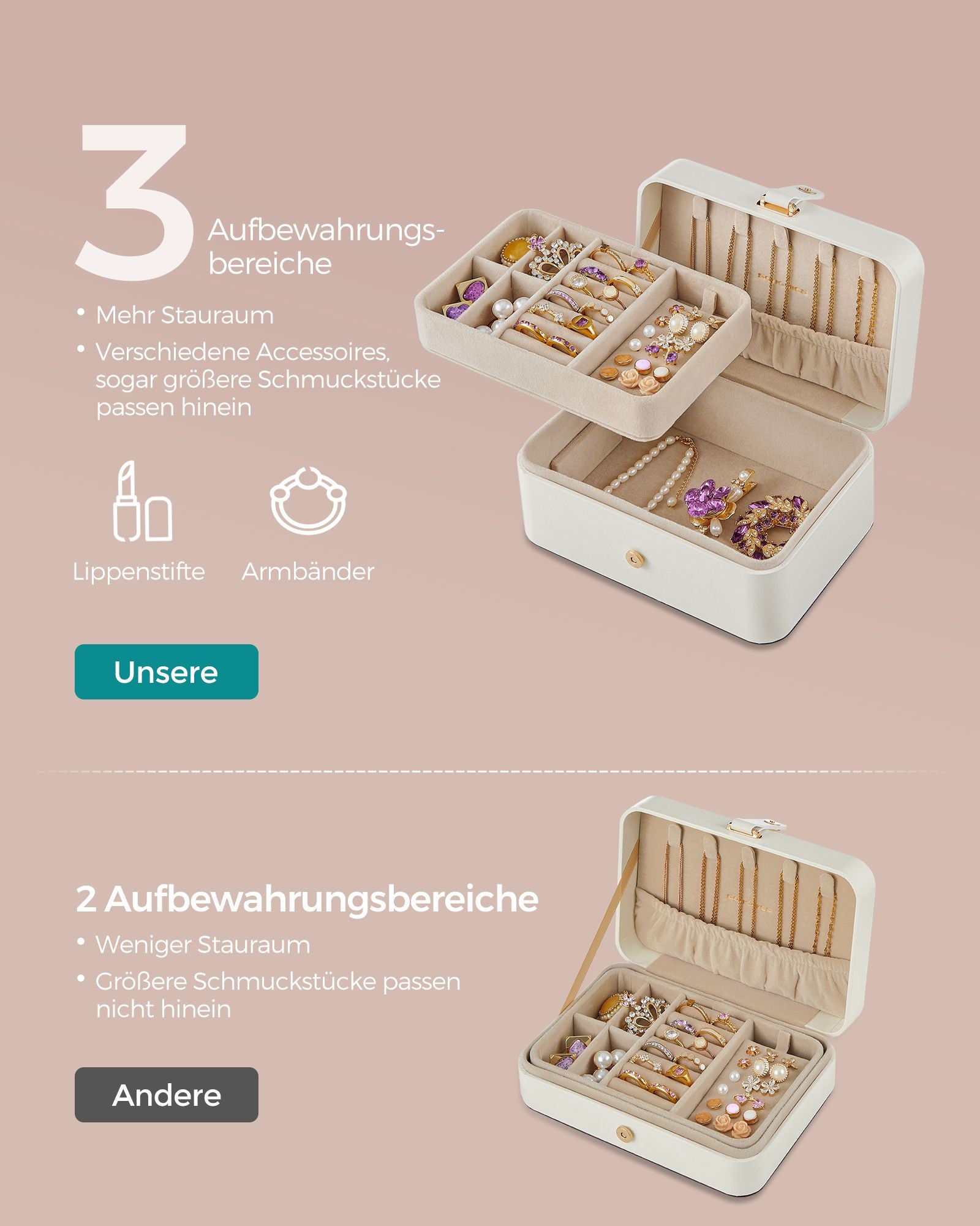 Jewelry box-For larger accessories-Gift Idea-Wolkwit