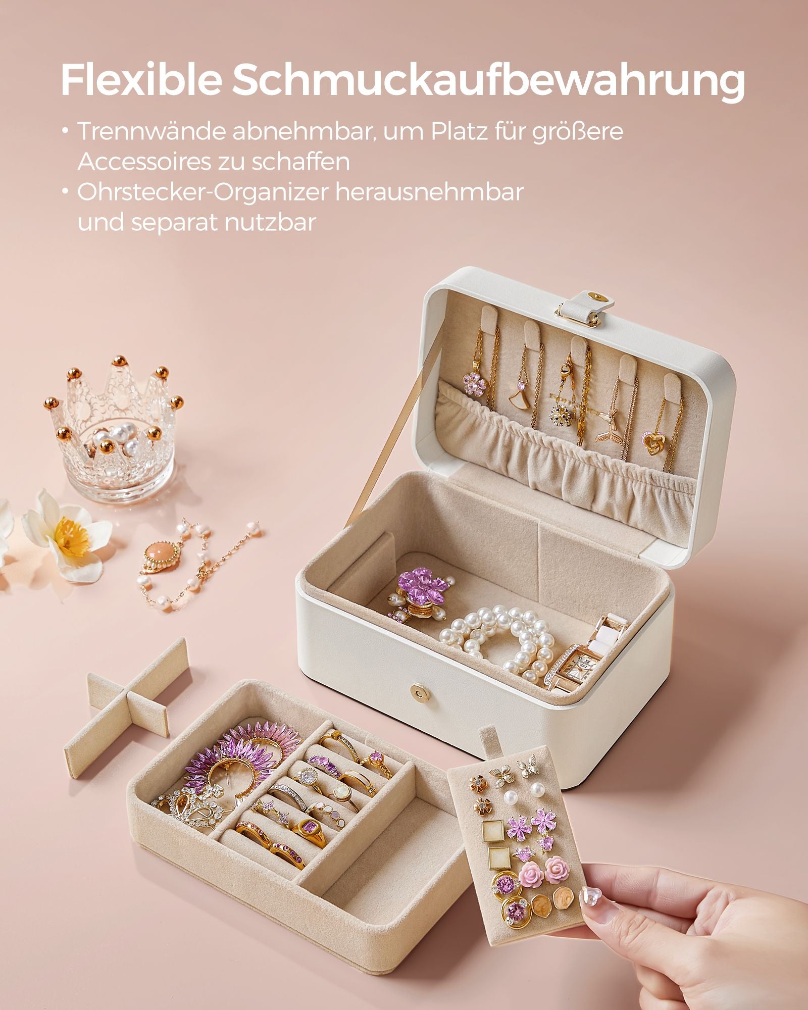 Jewelry box-For larger accessories-Gift Idea-Wolkwit