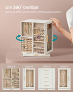Jewelry box-Spacious-Open Design-Gift Idea-Wolkwit